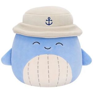 Squishmallows 18 Inch Samir The‎ Blue Whale With Sailor Hat Christmas 2024